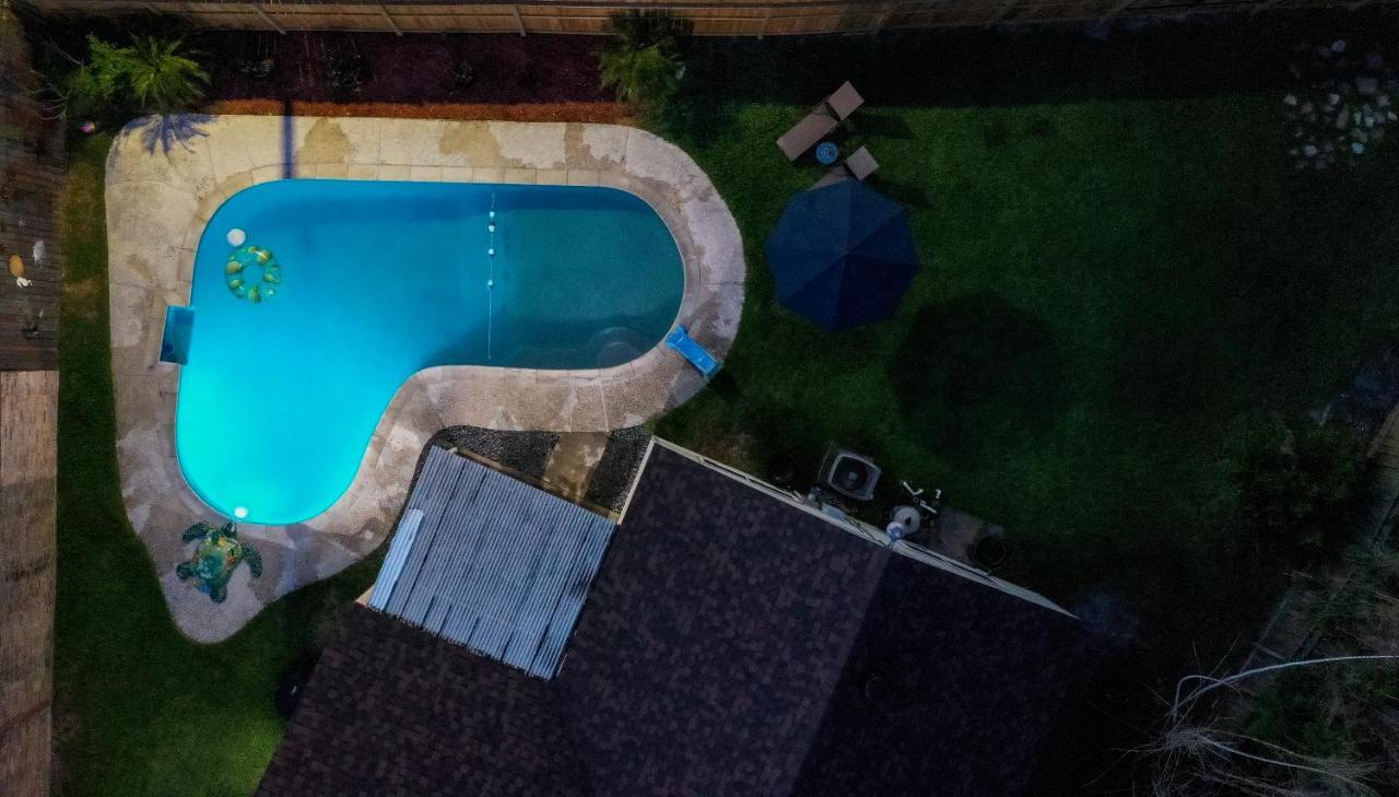 1976Houstongem Luminous Pvtpool & Hottub Dt20Mins For Lrg Families 6Beds 2Bath Villa Exterior foto